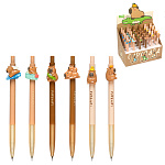 Карандаш автоматический " deVente " Capybara с декоративным элементом, d=0,5мм, ассорти, 6 дизайнов, металлический наконечник, индивидуальная маркировка, картонный дисплей