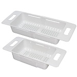 Дуршлаг " Милих " Универсал, раздвижной, белый, пластиковый