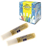 Гель " Луч " Блеск Золото с блестками 5мл