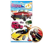 Набор наклеек 5D 25*43.5см Автомобили