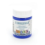 Краска акриловая " Decola " 50мл глянцевая ультрамарин