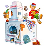 Набор оформительский " Империя поздравлений " 997 Печка, без отделки, без текста