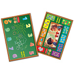 Пазлы " Hatber "  2в1 38эл Изучаем цифры, 20*30см, в рамке, картонная упаковка