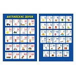 Плакат " Мир поздравлений " 410 А4 Английские звуки, двусторонний