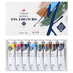 Краски масляные художественные " Мастер-Класс "  8цв по 18мл, Пленэр, в тубах, картонная упаковка