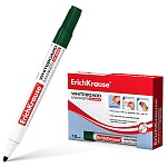 Маркер для доски " Erich Krause " W500 зеленый 0,8-2,5мм пулевидный наконечник