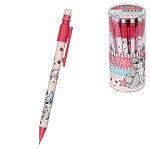 Карандаш механический " Bruno Visconti " Fun. Кошка, 0,7мм, с ластиком, пластиковый корпус, пластиковый клип, пластиковая туба