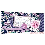 Конверт для денег " Мир открыток " 4-17 Детский- С Днем рождения! Цветы, 165*85мм, фольга, деталь на скотче