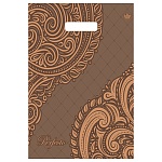 Пакет ПЭ " Миленд " с вырубной ручкой ПВД, 30*37см 90мкм Перфекто Кружева