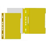 Скоросшиватель пластиковый А4 " Silwerhof " с перфорацией 120/160 мкм желтый