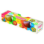 Радужный песок " Lori " набор из 4 цветов по 140 гр, формочка