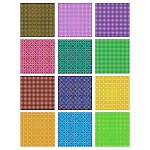 Бумага для декорирования и творчества " Hobby Time " 29*29см 12л №1 Калейдоскоп двухсторонняя, 80г/м2, пакет, европодвес