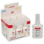 Корректирующая жидкость " deVente " 13мл 2 в 1 с кисточкой и металлическим наконечником, на спиртовой основе, морозоустойчивая, быстросохнущая