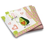 Салфетки " ND Play " Love Авокадо 2-слойные 20шт 33*33см