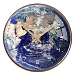 Часы настенные " Миленд " d=30см Планета, без защитного стекла, питание от 1 батарейки АА, батарейки в комплект не входят, материал- МДФ, пластик, картонная упаковка