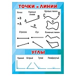 Плакат " Мир поздравлений " 410 А4 Геометрические фигуры/Точки и линии, двусторонний, текст, без отделки
