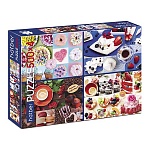 Пазлы " Hatber " 2000элементов Premium TRIPTYCH Сладости 46*34см, 4 картинки в 1 коробке, картонная упаковка