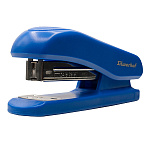 Степлер №24/6, 26/6 на 20л " Silwerhof " 100скоб пластик/металл, два режима скрепления скоб, глубина закладки бумаги 60мм, синий, картонная упаковка