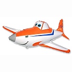 Шар фольгированный фигурный " Браво " 14"/36см Гоночный самолет