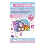 Комплект флажков " Отлично " 643 С днем рождения! Аниме, 37*21см, 10шт, бумага