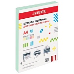 Бумага " deVente " пастель А4 80г/м 50л салатовая