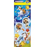 Наклейка " Мир поздравлений " ПВХ Белка и Стрелка декоративные европодвес