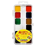 Акварель " Каляка-Маляка " 12цв медовая, без кисти, пластиковая упаковка