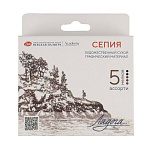Сепия " Ладога " ассорти 5шт, картонная упаковка, европодвес