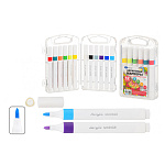 Набор маркеров акриловых " Basir " 12цв, 4мм, пулевидный наконечник, в пластиковом боксе