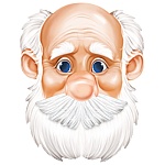 Маска картонная " Империя поздравлений " 478 Дед