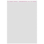 Пакет с клеевым клапаном 13*18см 25мкм, размер клеевого клапана 4см, 100шт в упаковке