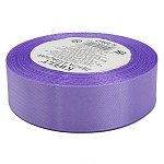 Лента атласная " KWELT " 25мм*22,85м сиреневая