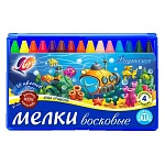 Мелки восковые на масляной основе " Луч " Фантазия 15цв картонная упаковка