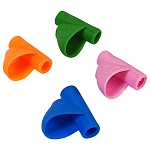 Насадка силиконовая на ручку или карандаш " deVente " Ring, тренажер для постановки письма, с кольцом для 1 пальца, ассорти (без возможности выбора цвета), пакет