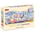 Пазлы " Hatber " 140элементов MeToYou 16*45см, картонная упаковка