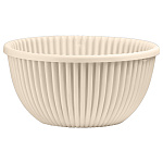 Кашпо " Миленд " Верде, 6л, Кремовый, h=15, d=31, пластик