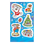 Наклейки " Мир открыток " 0-11 Новогодние- Зажигательного Нового года!, 98*159мм