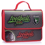 Папка с ручками на липучке А4, пластик, 1 отделение, 90мм, Football Feast " Пчелка " 330*240*90мм