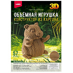 Конструктор " Lori " Хомячок, 125*100*100мм, в наборе: картонные основы, детали для скрепления, инструкция, клей
