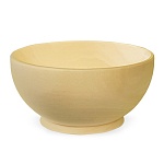 Деревянная заготовка из липы " Мастерская РуТвор " Миска с ножкой, h=60мм d=120мм