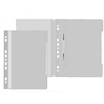 Скоросшиватель пластиковый А4 " Silwerhof " с перфорацией 120/160 мкм белый