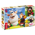 Пазлы " Hatber "  49 элементов Буба- Буба 19*19см, 3 картинки в 1 коробке, картонная упаковка