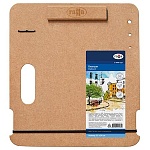 Планшет " Гамма " А4 Московская палитра, магнитный зажим, ручка, коричневый, МДФ