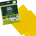 Салфетки вискозные " Master Fresh " 30*34см 3шт ассорти, супервпитывающие, индивидуальная упаковка