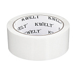 Скотч " KWELT " 38мм*10м двухсторонний, полипропилен, белый