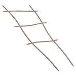 Опора для вьющихся цветов " Миленд " Пудровая, пластик, 22,5*46см