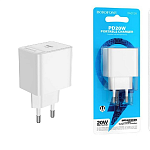 Блок питания сетевой " Borofone " BAS13A Erudite белый, 3,0А, 20W, PD, QC, FCP, AFC, пластик (кабель в комплект не входит)