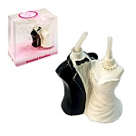 Свеча для торта " KWELT " Одежда жениха и невесты, 3,5*4*2см, пластиковая упаковка