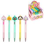 Карандаш вечный автоматический " deVente " Swiss Roll Animal с декоративным элементом, d=2мм, ассорти, 6 дизайнов, металлический наконечник, картонный дисплей