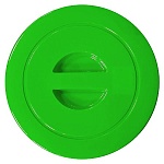 Крышка для ведра " Миленд " 10л Зеленая, пластик